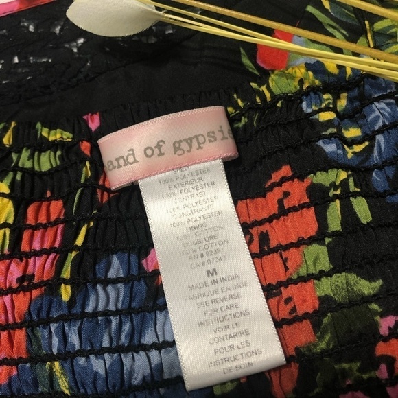 BAND OF GYPSIES Floral Crop Top - Picture 3 of 3